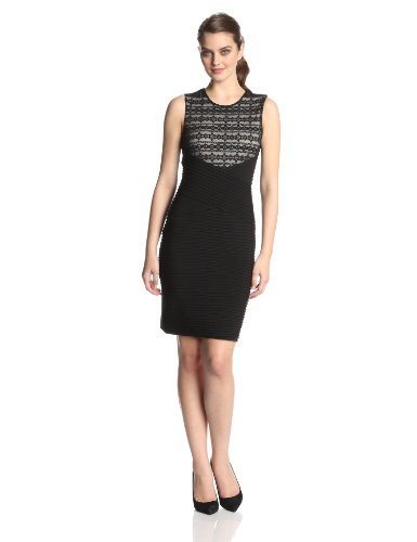 Calvin Klein Women's Sleeveless Crisscross Body-Con Dress