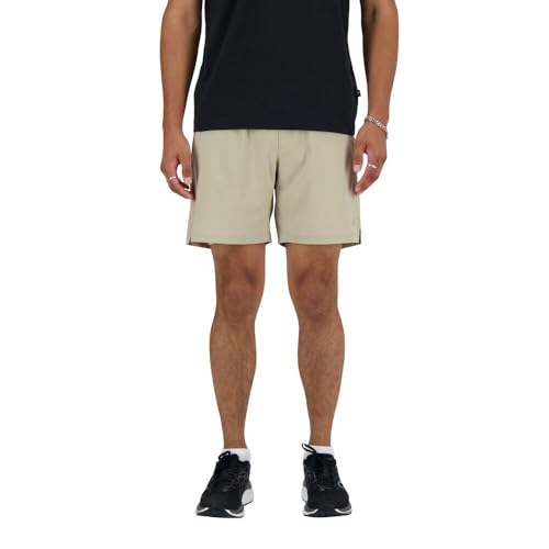 New Balance Men's AC Lined Short 7", Stoneware, Small - image 1