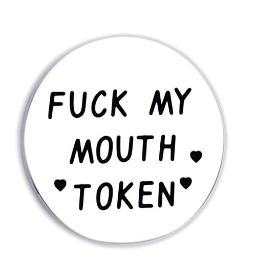 Hutimy Blow Job Tokens Sex for Couples Pleasure Sex Accessories for Adults for Him Gifts Husband Sexual Jewelry Blowjob Coins