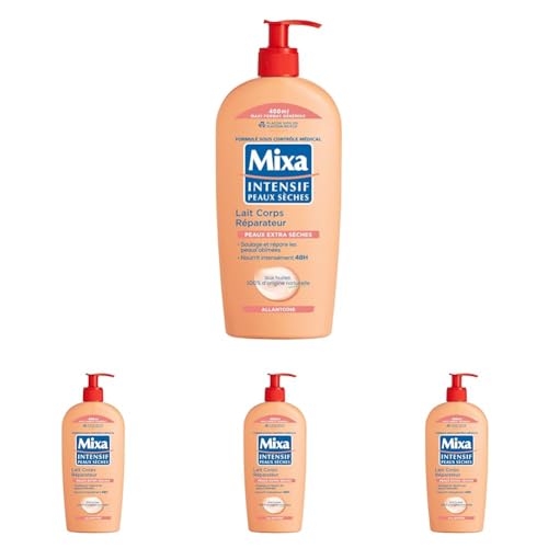 Lait Corps Peau Extra Sèche Réparateur Intensif Huiles 100% D'origine Naturelle Mixa La Pompe De 400ml - vue 3