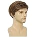 Dai Cloud Mens Wig Brown Natural Hair Side Part Fluffy Synthetic Fibre Heat Resistant Wigs for Male Halloween Buy