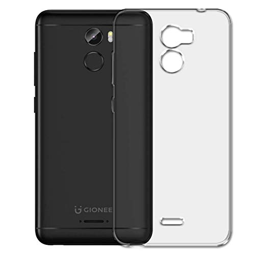 Image of COVERBLACK Rubber Back Cover for Gionee A1Lite - Transparent