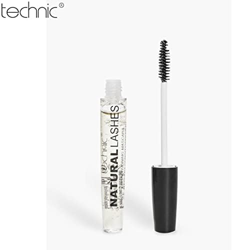 Technic Natural Lashes Clear Vegan Mascara Duo - 2 Pieces - Long Lasting, Lightweight, Conditioning Formula For Enhancing & Lengthening Healthy Lashes. Suitable for Grooming and Styling Brows