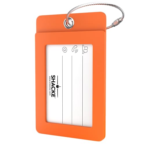 Étiquette de bagage initiale L pliable incassable pour valise - 7