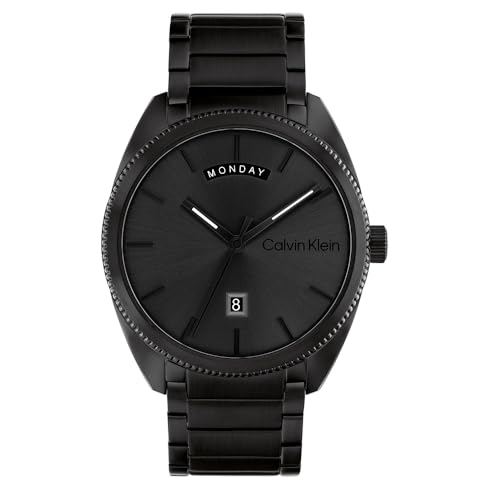 La mejor comparación de Relojes Calvin Klein Caballero los preferidos por los clientes. 49 Calvin Klein PROGRESS 25200448 Reloj para hombre, color negro