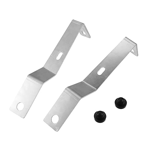 Hihaha Rear/Fender Brace Brackets Stays For Yamaha Banshee 1987-2006 / Rear Fender Braces Stays / 1 Pair/Silver Tone #TOP24