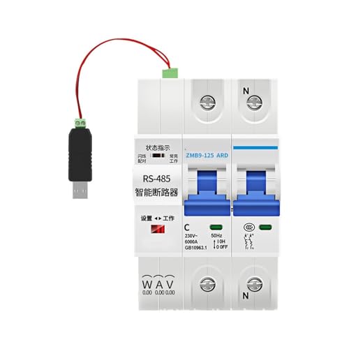 Interrupteur de communication RS485 intelligent - Module de commande 2P 63A pour rail DIN