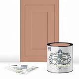 ALL-IN-ONE Paint by Heirloom Traditions, Blossom (Soft Peach), Quart - Durable cabinet and furniture paint. Built in primer and top coat, no sanding needed. Includes our 30 featured color card.