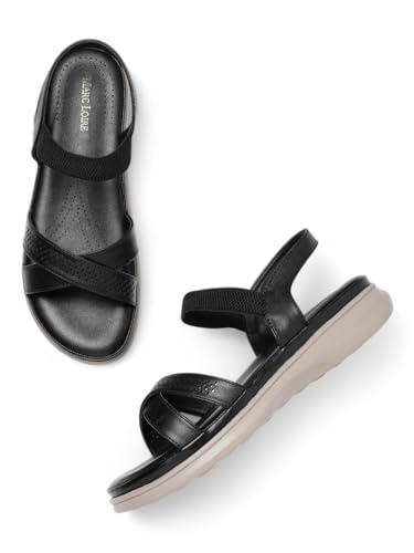 Image of Marc Loire Women's Comfortable Slip on Casual Open Toe Flats Sandals