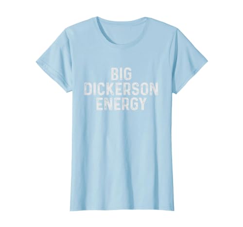 Funny Dickerson T-Shirt, Women, Baby Blue, X-Small