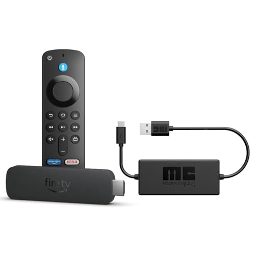 Amazon Fire TV Stick 4K Plus AND Made for Amazon USB Power Cable