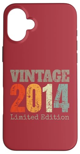 11 Years Old Vintage 2014 Limited Edition 11th Birthday Boy Coque pour iPhone 16 Plus