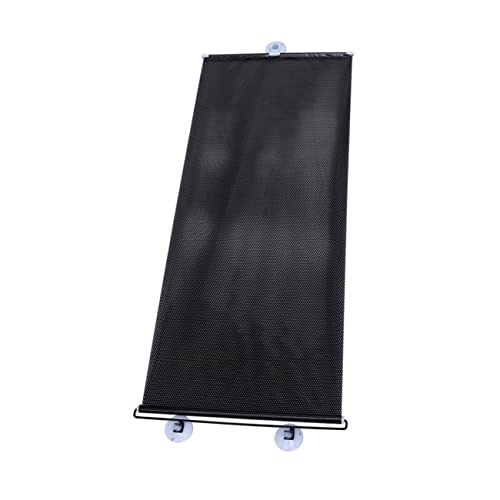 PRETYZOOM Schwarze Cup-rollos Für Fenster Und Türen PVC-Folie Sonnenschutz Temporärer Sichtschutz 40 X 125 cm