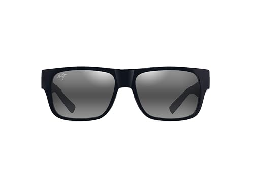 Maui Jim Keahi Gafas, Black Gloss, 56 17 145 Unisex Adultos Maui Jim Keahi Gafas, Black Gloss, 56 17 145 Unisex Adultos