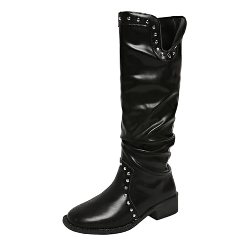 Bottes courtes en daim confortables à bout rond pour éviter les douleurs aux pieds