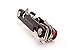 The Original Key Keeper Compact Key Organizer - Made of Carbon Fiber & Stainless Steel - LED Flashlight Screwdriver Wrench Bottle Opener Keychain Carabiner Smart Phone Holder Holds 20 Keys