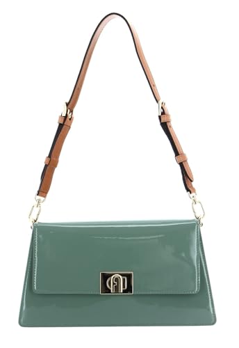 Sac de soirée Zoe Furla cuir minéral green | Sac à épaule tendance