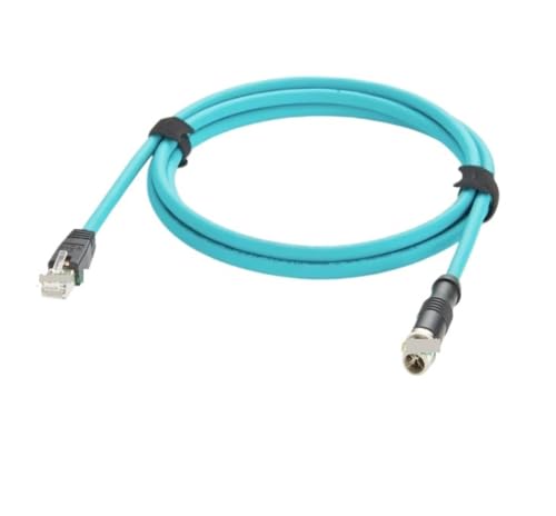 Cable Ethernet Industrial M12 Código X Evita Cortes de Señal en Redes RJ45 PCM-S-0550 5M