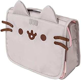 Official Pusheen Hanging Travel Toiletry Bag | Hanging Toiletry Bag with Hanging Hook, 100% Waterproof Travel Bag, Makeup Toiletry Bag, Cosmetic Bag, Pusheen Gifts