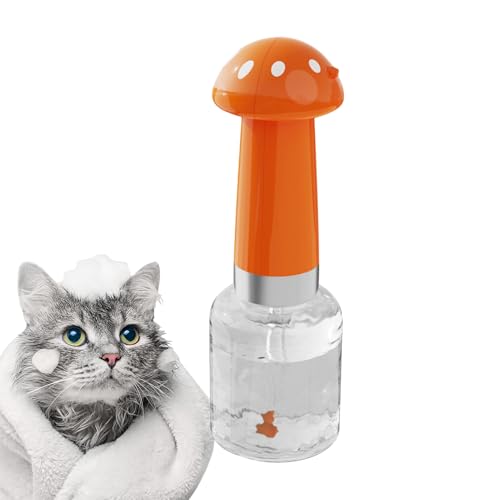 Lunaobrik Distributeur de shampooing électrique pour chien, distributeur de mousse électrique,Machine à mousse de douche pour chiot automatique - Outil de nettoyage portable pour animaux de compagnie