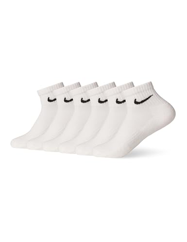 Nike Unisex Adult Everyday Cushioned Training Ankle Socks (6 Pairs)