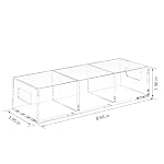 Tea Bag Organizer, Small Clear Tea Bag Holder for Drawer Kitchen Cabinets Pantry Countertops Organizers Storage, BPA-Free Acrylic Coffee Pods, Sugar Packets,Plastic Teabag Bins Home Organizer - Image 3