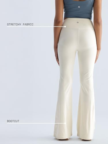 Image of CAVA Extra Tall Hourglass Flared Leggings for Women | V Waistband, Anti Camel Toe Design, Extra Tall Fit, Flared Bottoms, Deep Pockets, Sculpting Stretch Fabric