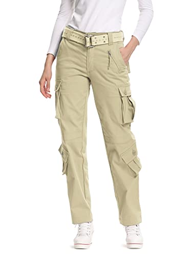 Pantalon cargo femme plusieurs poches en coton militaire tactique idéal