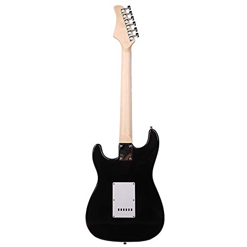 38 Inch Electric Guitar, Rosewood Fingerboard Electric Guitar, W/Picks, Strap, Cord, Bag, Tremolo Arm, For Beginner And Intermediate Performer (Sunset) #TOP2