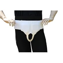 Alpha Medical Flat Inguinal Hernia Aid Belt Hernia Guard Men or Women Single or Double L8310
