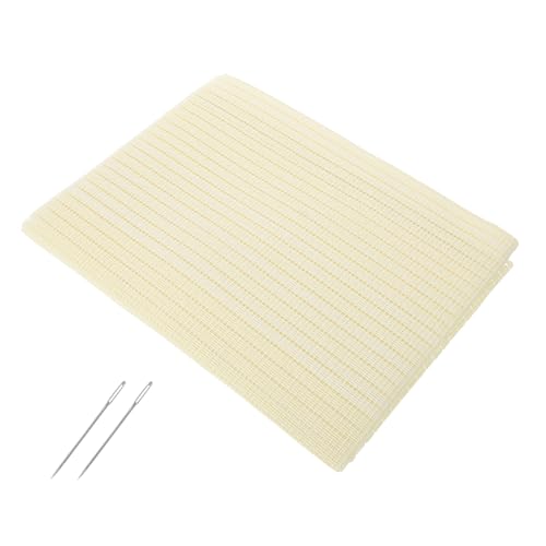 Angoily Embroidery Gridding Cloths Set Cross Stitch Fabric Soft Comfortable Washable DIY Project for Home Decor