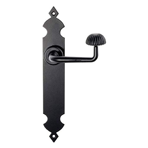 Emilio Tortajada Juego manivela con Placa Felipe II Estilo Rustico, Negra, 285x45mm Cover