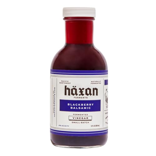 Haxan Ferments Blackberry Balsamic Vinegar - 12-Month Aged, Living Unpasteurized