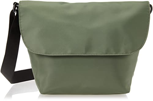 Amazon Essentials Unisex Adults' Messenger Crossbody Bag, Light Military Green, One Size Medium US