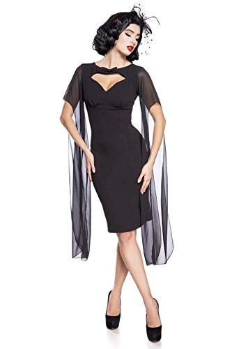 Belsira Retro Kleid in Schwarz, Größe M: Ansprechende Optik und gute Passform