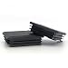 Black Plastic 3 Inch Square Plugs Tubing End Cap - Square Tubing Chair Glide Inserts for Fitness Equipment (8 Pcs)