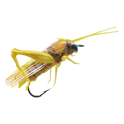 cdar Grasshopper Fishing Lure Hook Realistic Fly Fishing Artificial...