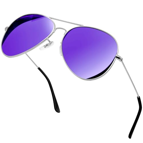 KANASTAL Military Style Sunglasses Men Women Metal Aviation Sun Glasses Polarized UV400 Oversized Shades Holloween Cosplay