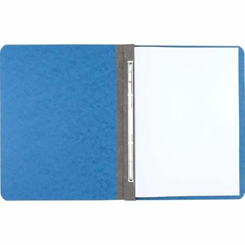 ACCO Pressboard Report Cover Side Bound Tyvek Reinforced Hinge 8.5 Inch Centers 3 Inch Capacity Letter Size Light Blue (A7025972A)
