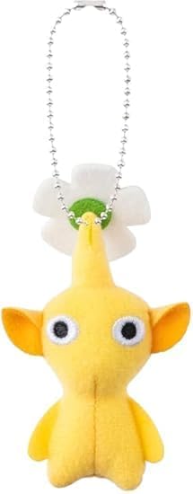 Plush Keychain Yellow Pikmin, Pikmin, Official Merchandise