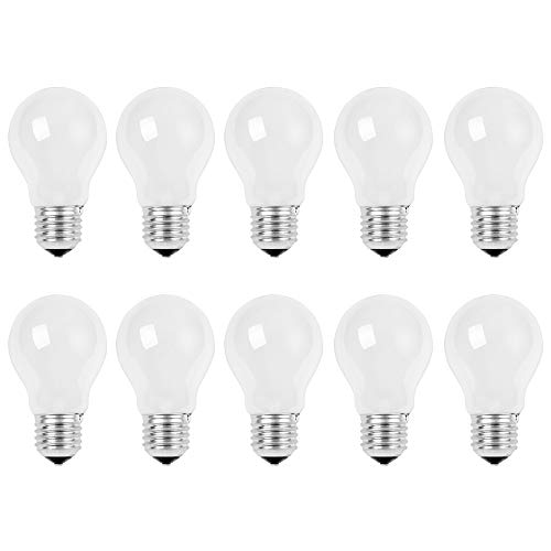NCC-Licht 10 Stück Birnenlampe Standard matt E27 100W warmweiß dimmbar...