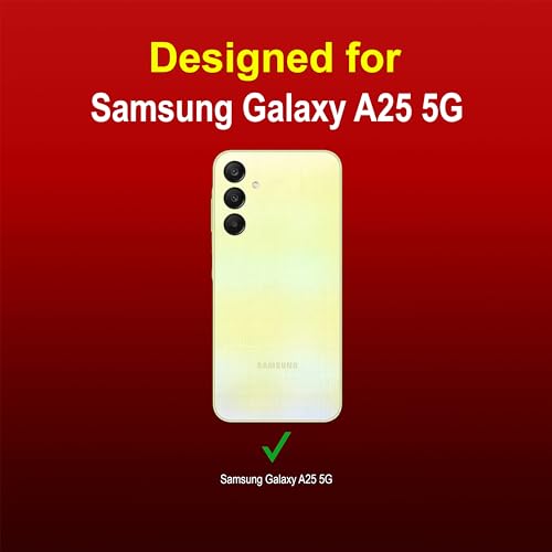 Image of amazon basics Back Case Cover for Samsung Galaxy A25 5G (Silicone Red)
