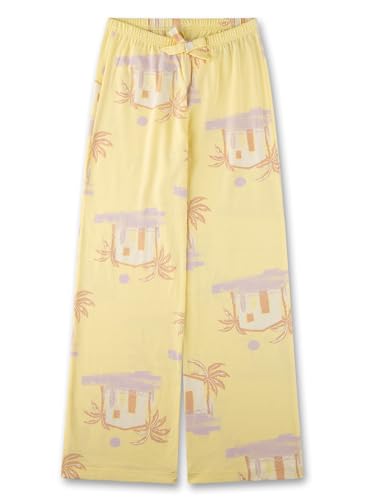 Sanetta Mädchen-Schlafhose gelb | Hochwertige und Bequeme Schlafhose aus Baumwolle für Mädchen. Nachtwäsche für Mädchen 140