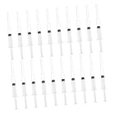 WRITWAA 20pcs Nasal Rinsing Device for Medication Plastic Nose Cleaner Leak-Resistant Seal Reusable Applicator for Nose Care and Scientific Experiments