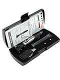 Premium Student Home USE LED Bright Light ENT Diagnostic Otoscope Green Plus 1 Extra Replacement Bulb Plus 10 Specula Cynamed