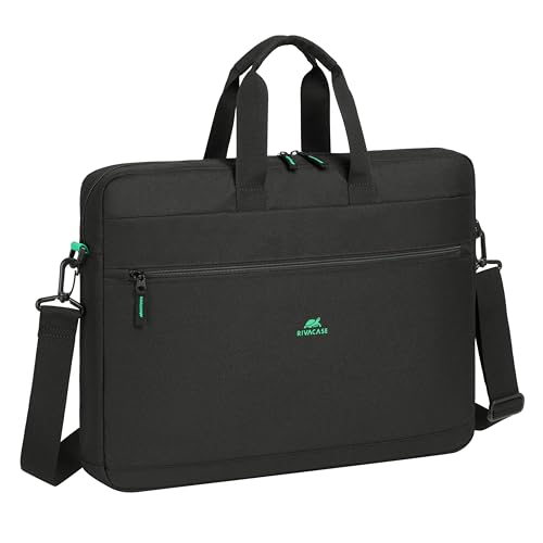 Bolsa para ordenador portátil impermeable Rivacase con carga superior y correa