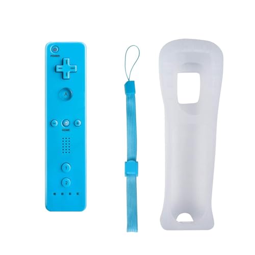 Image of TechKen 2 Pack Wii Controller with Silicone Case and Wrist Strap, Remote for Wii Wii U