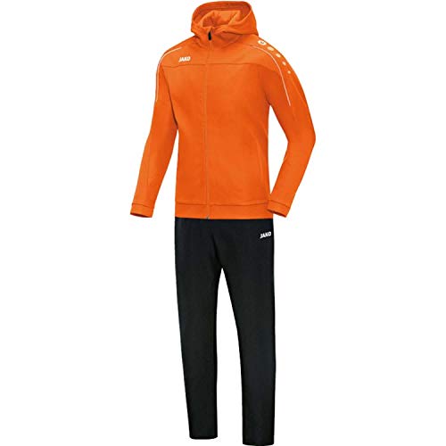 JAKO Damen Präsentationsanzug Classico mit Kapuze, Neonorange, 38 – Ansicht 1