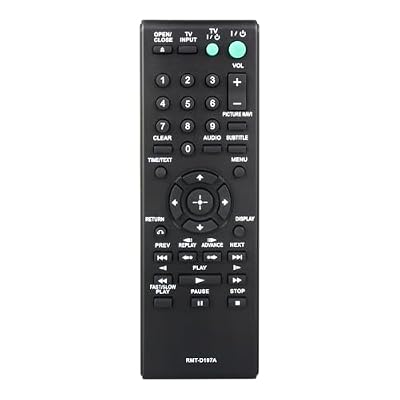 RMT-D197A Remote Control for Sony DVD Remote DVP-SR210 DVP-SR210P DVP-SR510 DVP-SR510H DVP-NS57P DVP-NS710H