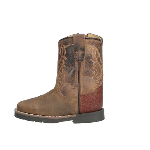 Image of Smoky Mountain Boots Toddler Autry Square Toe Leather Western Boot